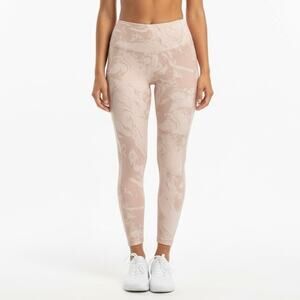 Offline by Aerie 7/8 Leggings Womens S Pink Marble High Rise Stretch Athleisure